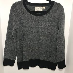 Anthropologie Field Flower Chenille Sweater